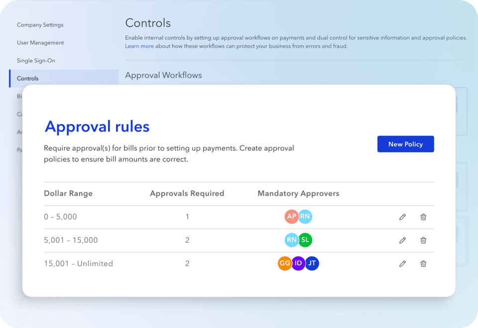 Customize workflows and approvals