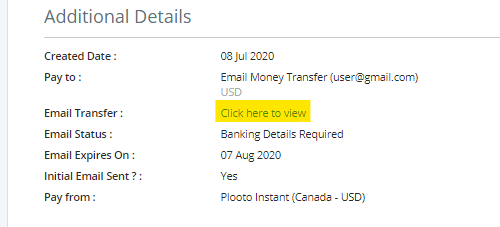 Email money transfer deals